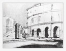 Colosseum, 1964, pastel on paper