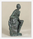 The Actor N.K. Cherkasov, 1971, bronze, 13x16x32 cm