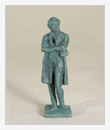 Pushkin Standing, with Arms folded, 1989, 6x6x20 cm