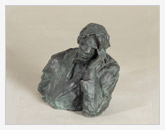 The Musician R. M. Glier, 1960, bronze, 20x12x18 cm, original in plaster