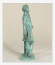 Pushkin Standing, 1952, bronze, 40x15x10 cm