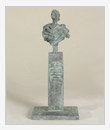 Portrait of the Ballerina G.S. Ulanova, 1981, bronze, 30x26x50 cm, original in plaster