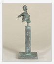 Portrait of the Ballerina G.S. Ulanova, 1981, bronze, 30x26x50 cm, original in plaster