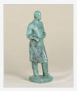 The Surgeon Kuprianov, 1947, bronze, 12x10x34 cm, original in plaster