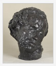 Pushkin, Grief, 1964, bronze, 30x34x37 cm