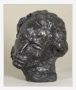 Pushkin, Grief, 1964, bronze, 30x34x37 cm