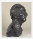 Man's Bust, bronze, cm 43x34x48