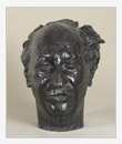 Man's Head, bronze, 30x38x40 cm