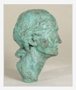 Portrait of the Artist's Mother, 1948, bronze, 17x20x28 cm, original in plaster