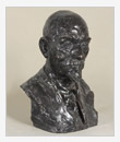 Portrait of the Artist's Father, 1955, bronze, cm 30x30x48, original in plaster