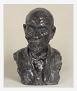 Portrait of the Artist's Father, 1955, bronze, cm 30x30x48, original in plaster