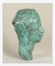 Portrait of a Boy, 1947, bronze, 19x23x34 cm, original in plaster