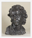 Portrait of I.E. Ghibshman, 1961, bronze, 45x27x30 cm, original in plaster