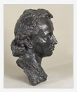 Portrait of I.E. Ghibshman, 1961, bronze, 45x27x30 cm, original in plaster