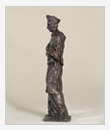 St. Charles Borromeo, 1992, bronze, 13x11x42 cm