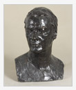 Portrait of the Actress I.A. Scopina, 1964, bronze, 30x24x43 cm, original in plaster