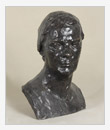 Portrait of the Actress I.A. Scopina, 1964, bronze, 30x24x43 cm, original in plaster