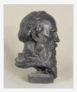 Portrait of Lev N. Tolstoy, 1949, bronze, 60x35x25 cm, original in plaster