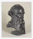 Portrait of Lev N. Tolstoy, 1949, bronze, 60x35x25 cm, original in plaster