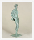 Chekhov Standing, 1965, bronze, 67x15x20 cm, original in cast iron