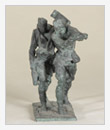 Difficult Roads, 1984, bronze, 12x23x31 cm