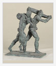 Difficult Roads, 1984, bronze, 12x23x31 cm