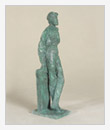 Chekhov, 1973, bronze, 13x15x46 cm