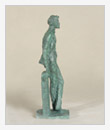 Chekhov, 1973, bronze, 13x15x46 cm