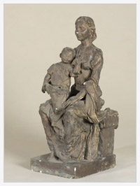 Peace, 1977, bronze, 17x19x44 cm, original in plaster